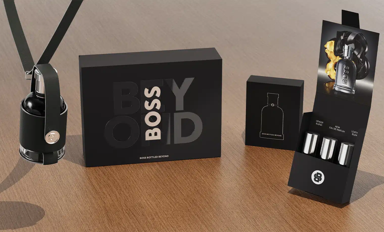 pochette boite kit olfactif boss beyond